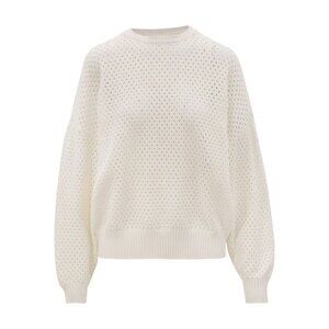 Lune Active Olly Crochet Sweater Marshmellow Size Small